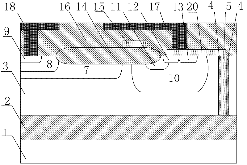 P type metal oxide semiconductor transistor for plasma display panel (PDP) driving chip