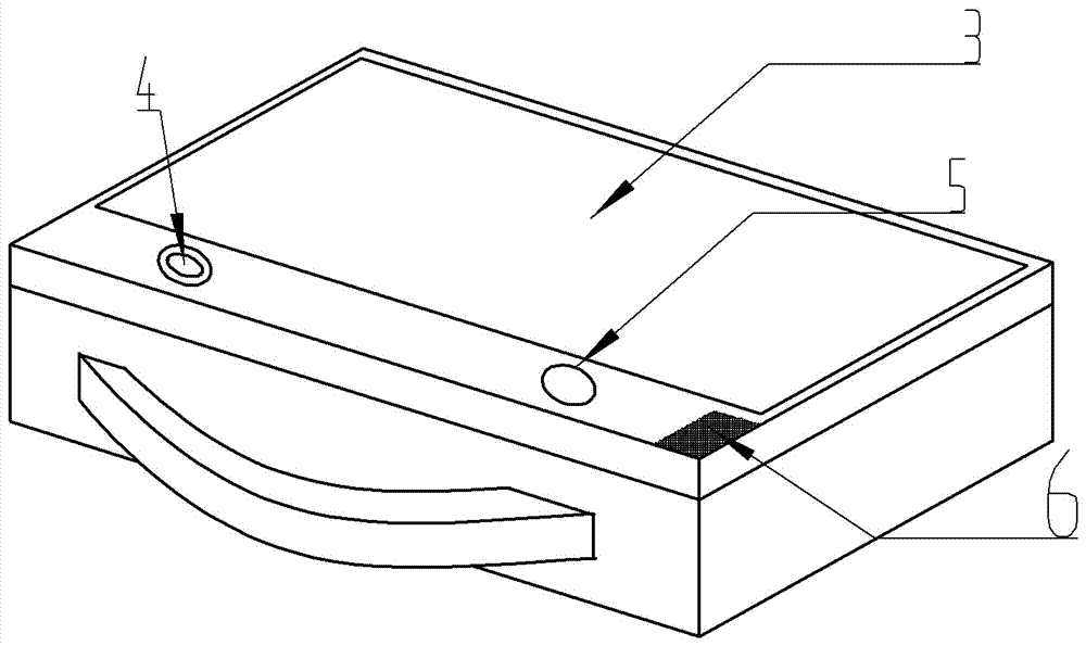 Portable touring multifunctional digital court trial terminal