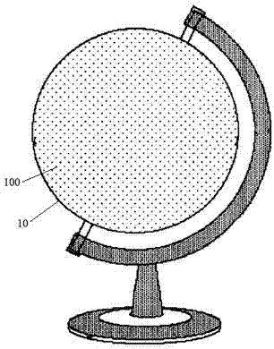 Multifunctional geography teaching device comprising sweet majoram component