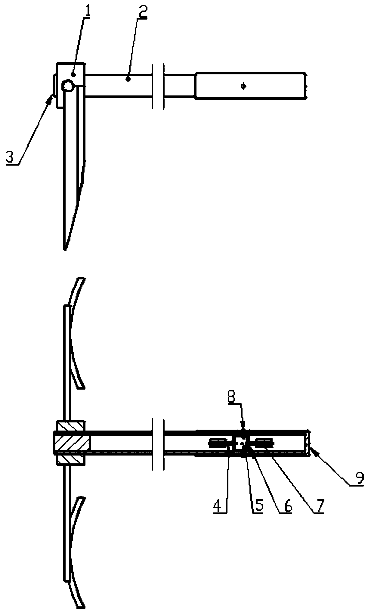 A vibration-damping double pick