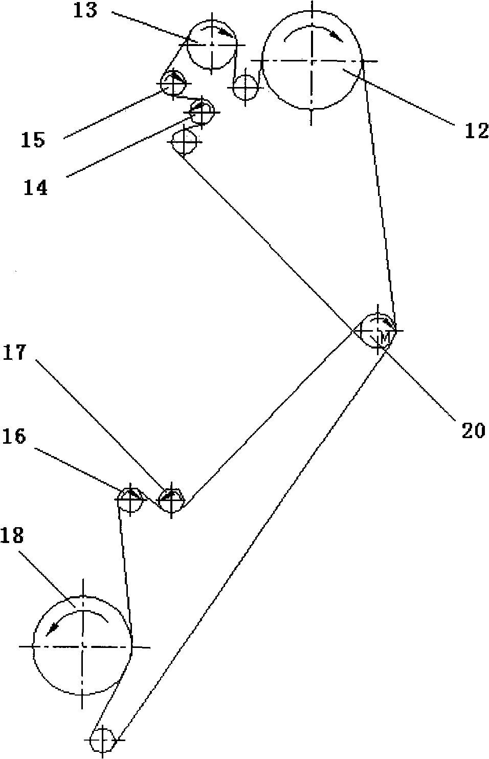 Detecting and metering device and method for foreign fibre in cotton