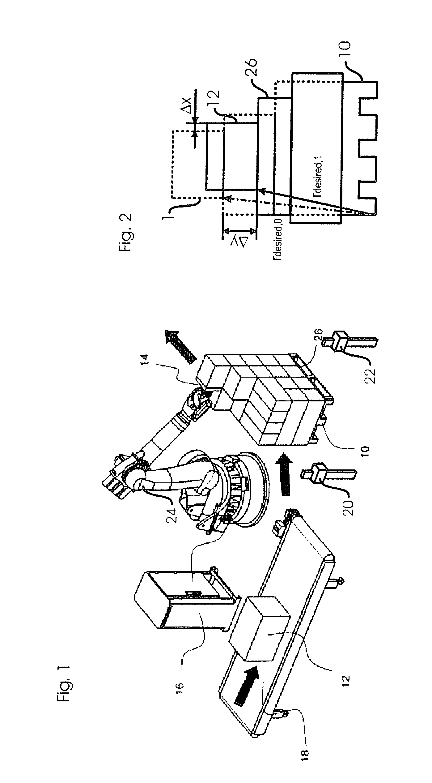 Method and device for automated loading of packages on a load carrier