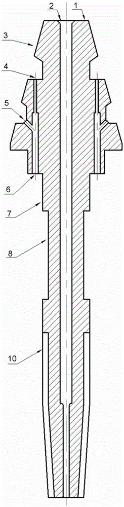A gas cutting nozzle with catalytic combustion