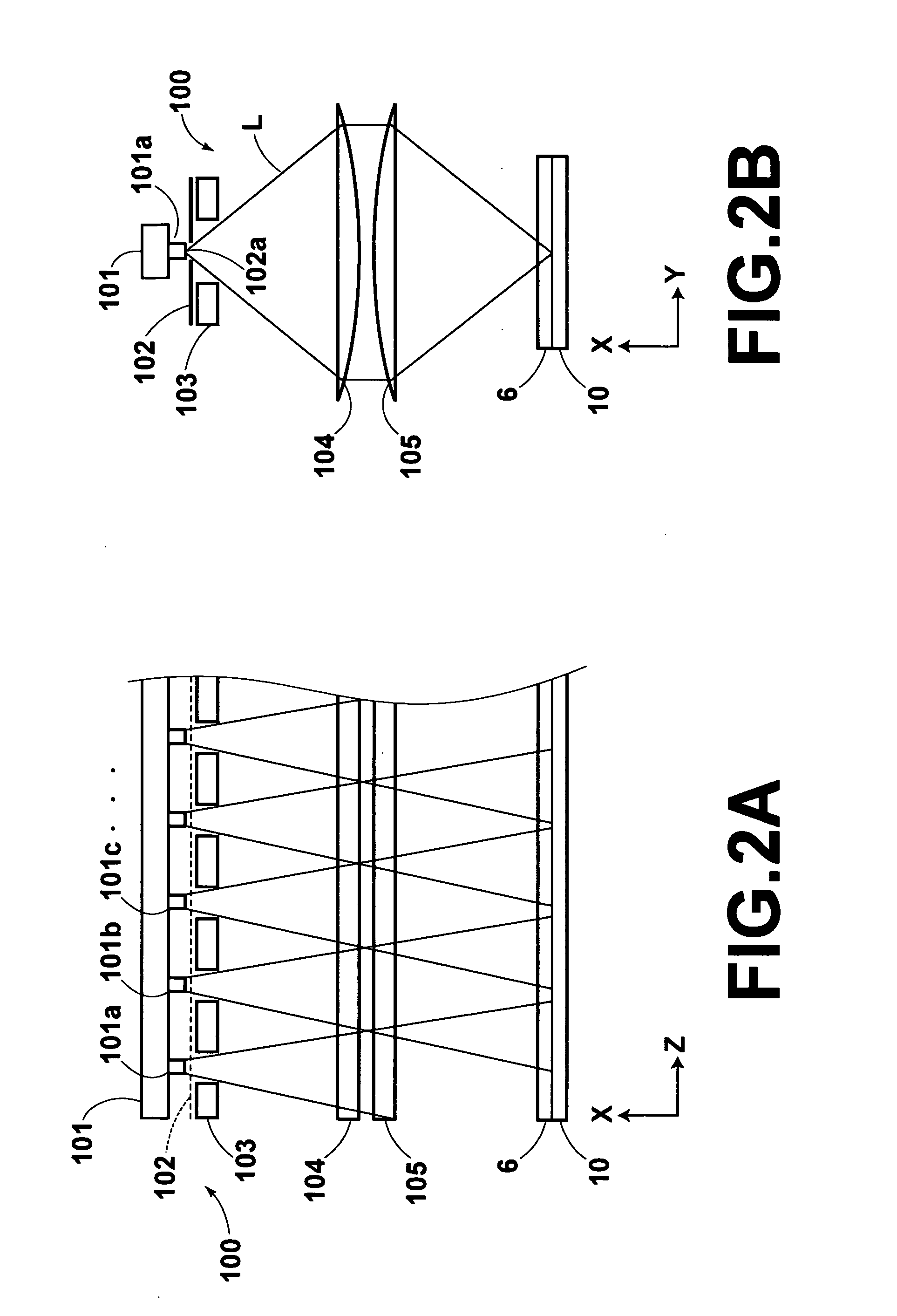 Exposure system and hole array