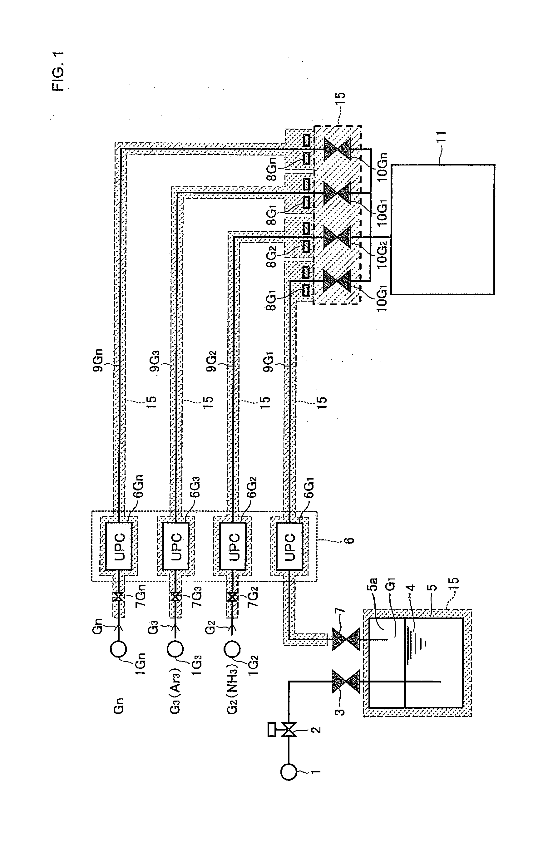 Raw material gas supply apparatus for semiconductor manufacturing equipment