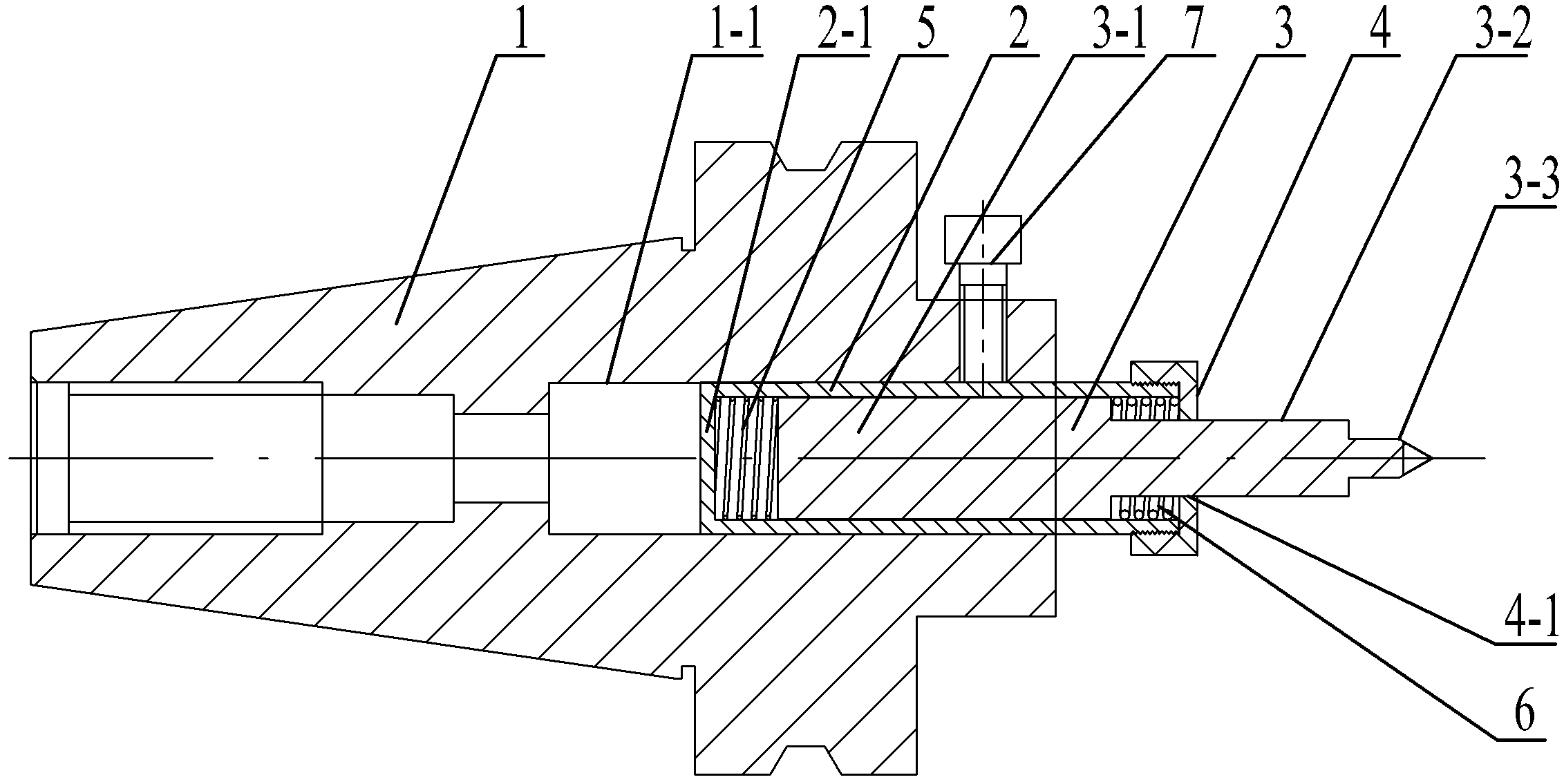 Line-marking tool for numerical control milling machine and line-marking method thereof
