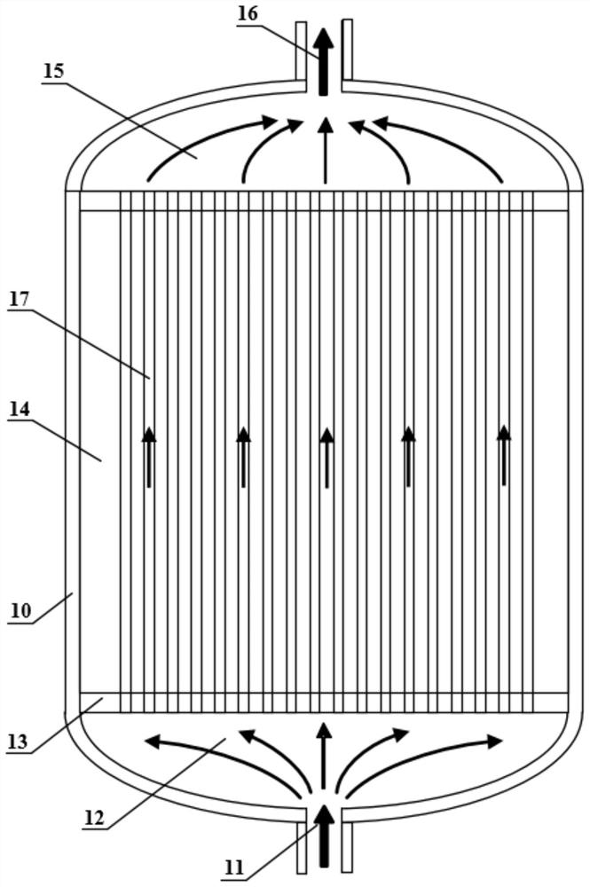 Lower chamber structure of reactor container and reactor container