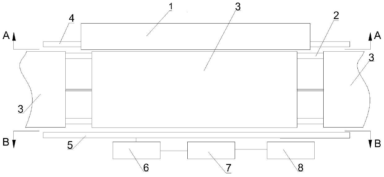 Tracked ore transfer car positioning system and positioning method thereof