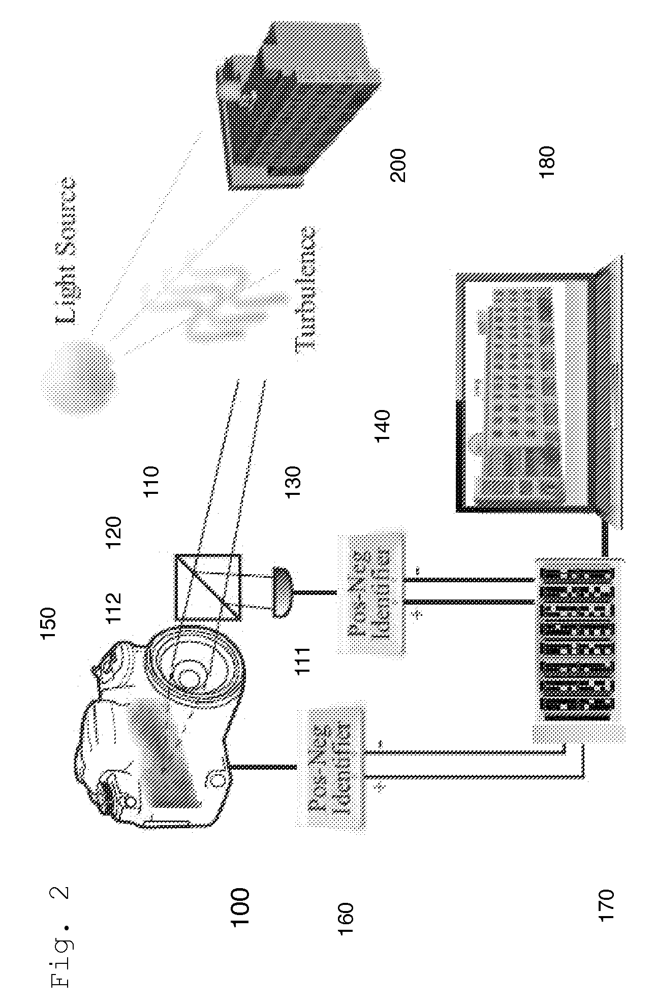 Turbulence-free camera system and related method of image enhancement