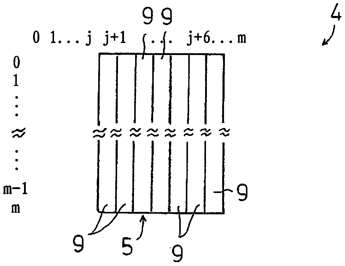 A method for scanning the colored surface of tiles and a device for implementing the method