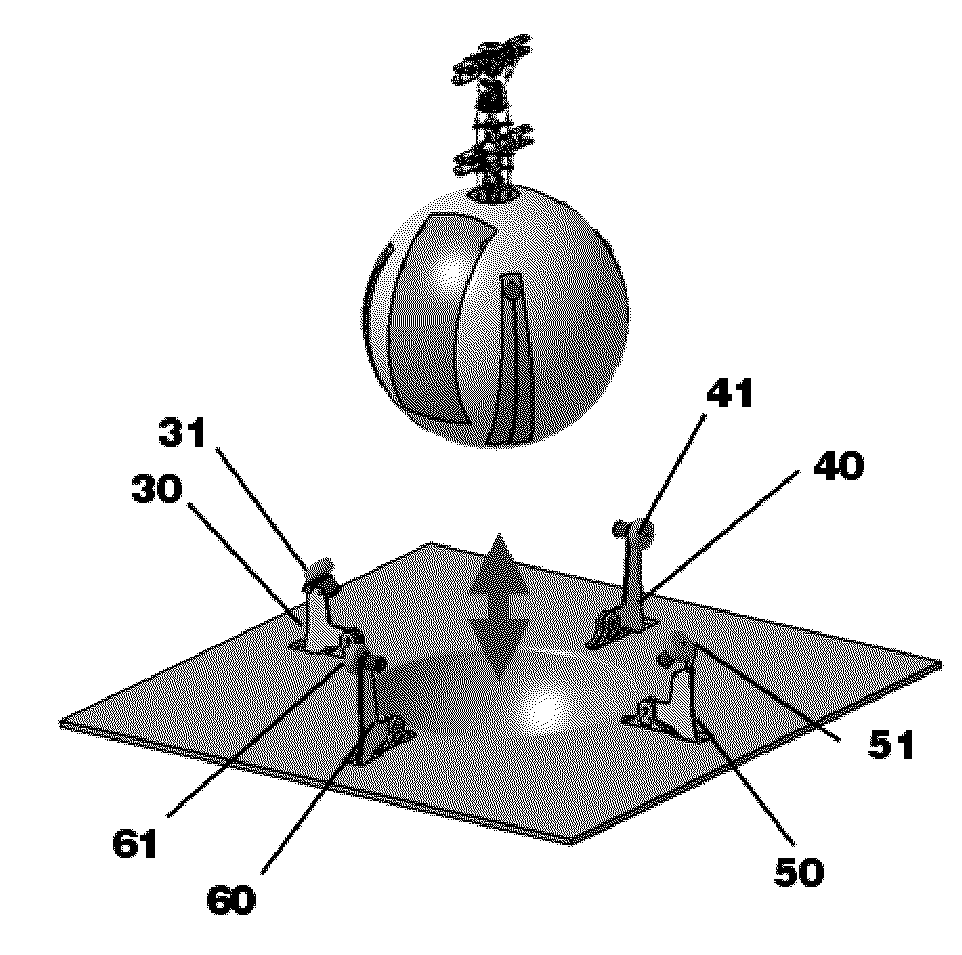 Unmanned Aerial Vehicle Having Spherical Loading Portion and Unmanned Ground Vehicle Therefor