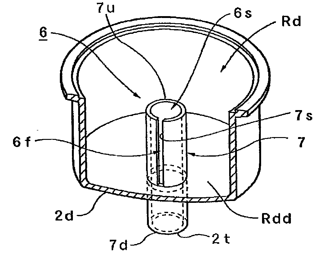 Milk volume meter, milk volume measurement method and milking device