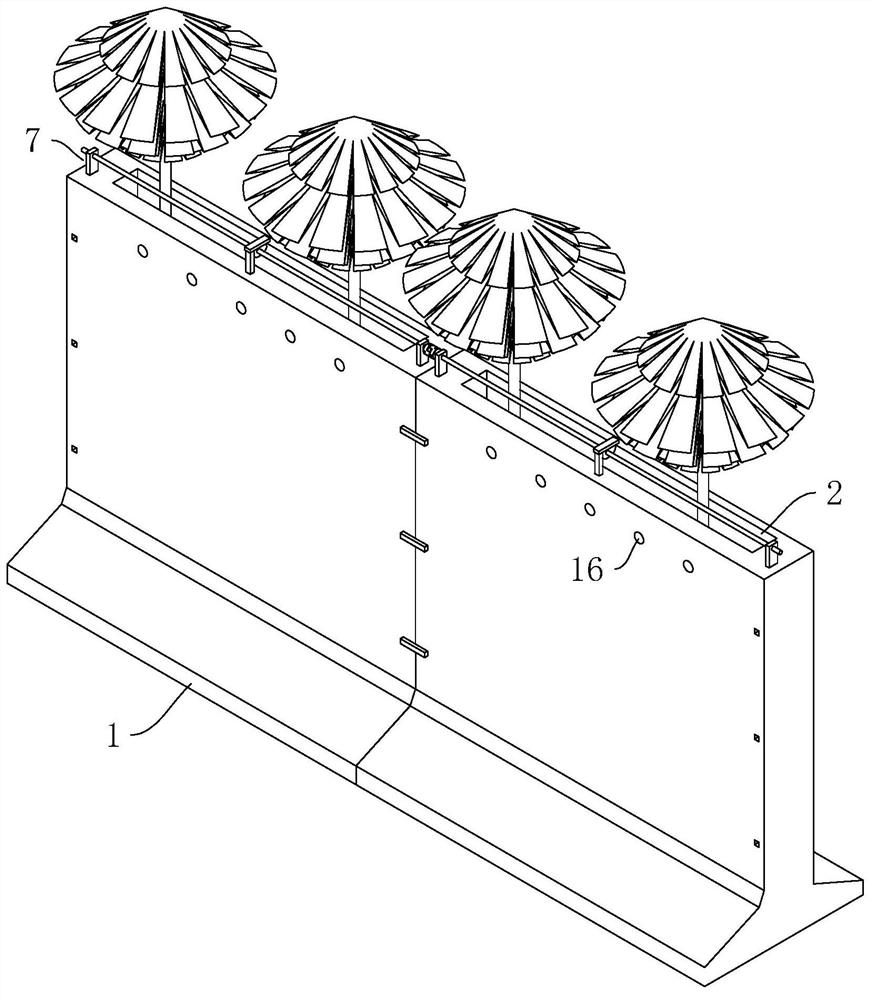 A retaining wall structure combining ecology and rigidity