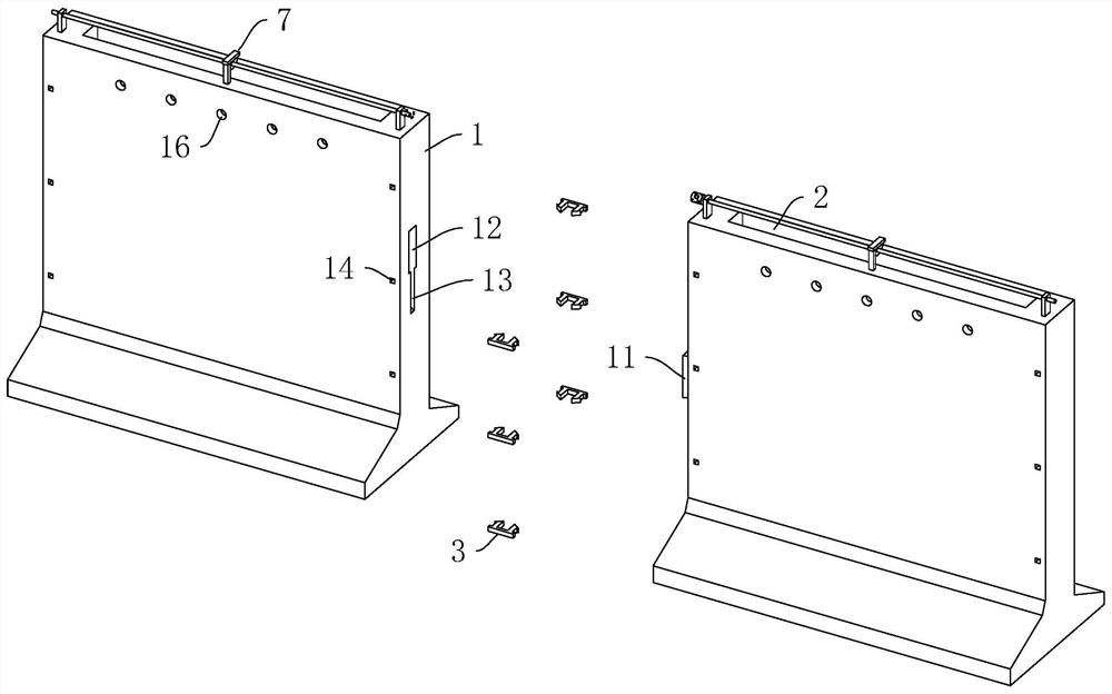 A retaining wall structure combining ecology and rigidity