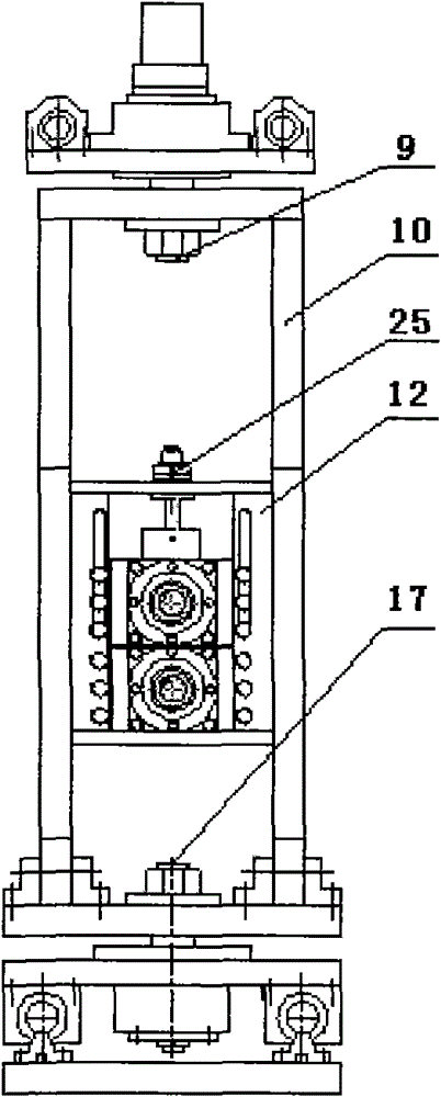 Three-dimensional single-side variable-cross-section roll-bending forming machine