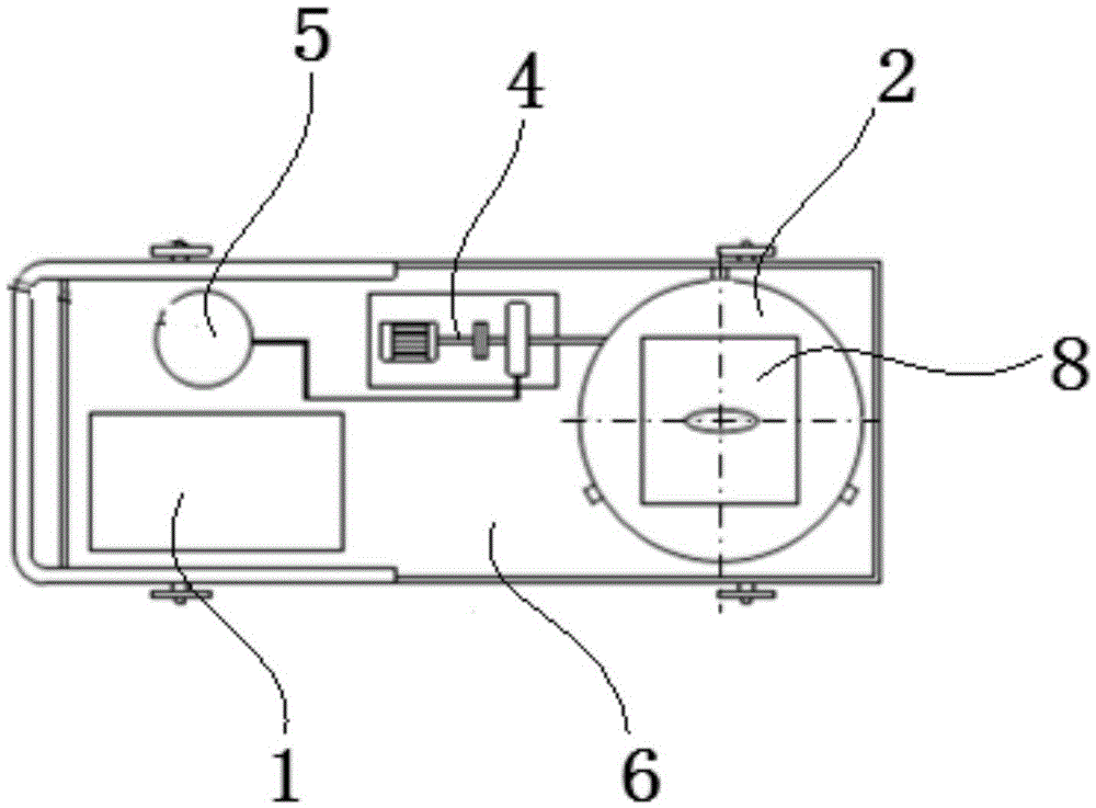 A heat-sensitive organic compound heating and melting device