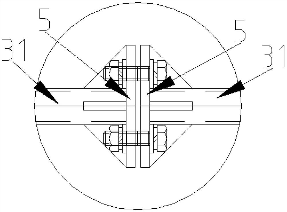 Bent-arc roof panel transportation jig frame