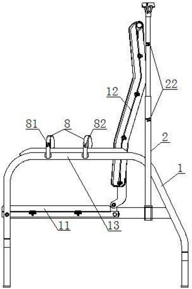 Infusion chair with automatic telescopic transfusion frame capable of preventing transfusion tube from winding