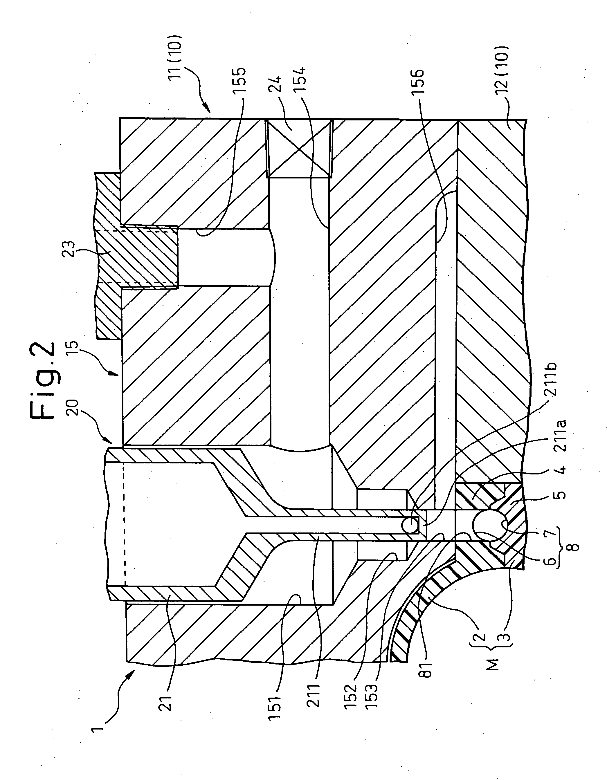 Heated medium supplying method and structure for secondary molding of resin molding component
