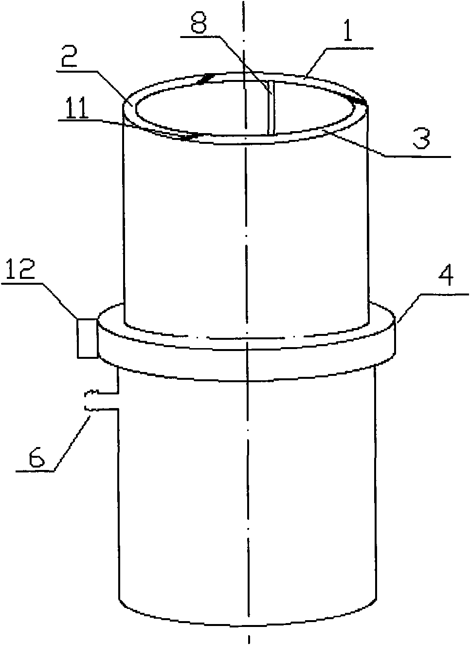 Sample preparation apparatus of sandy clay triaxial test