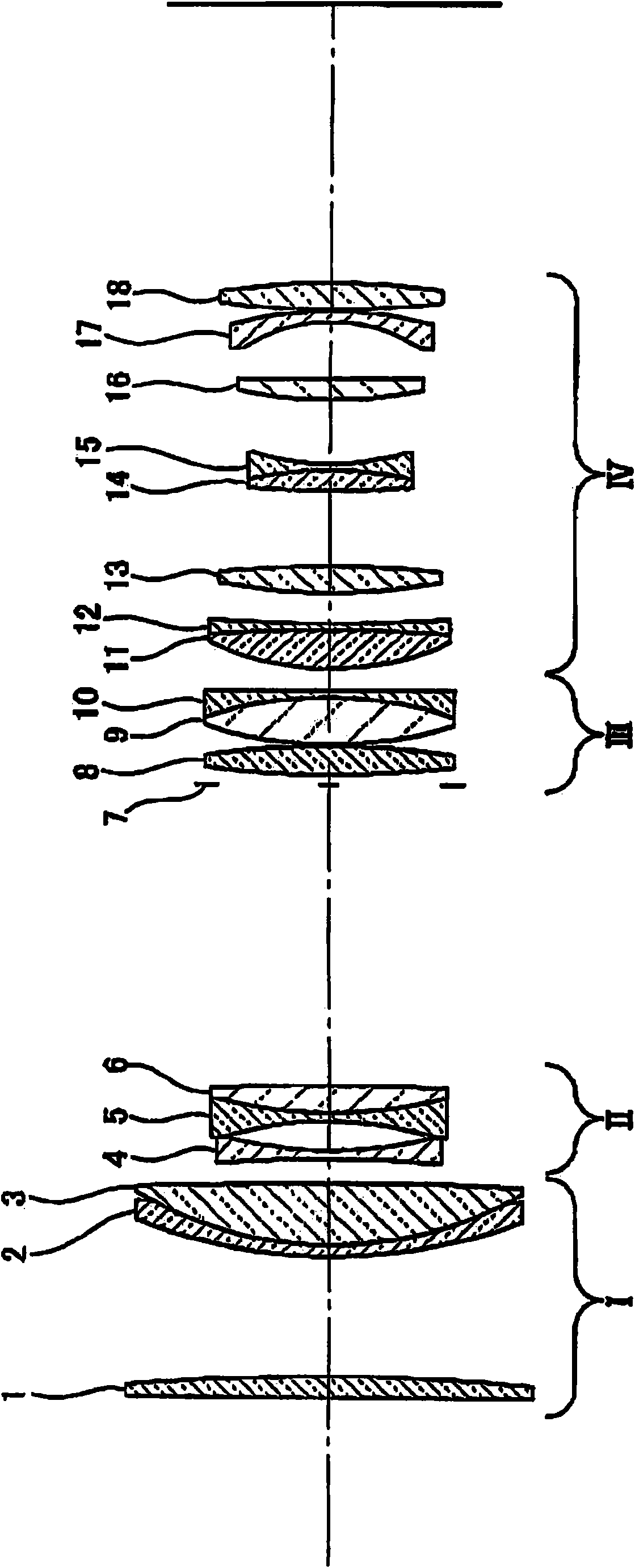 Anti-vibration zoom lens optics