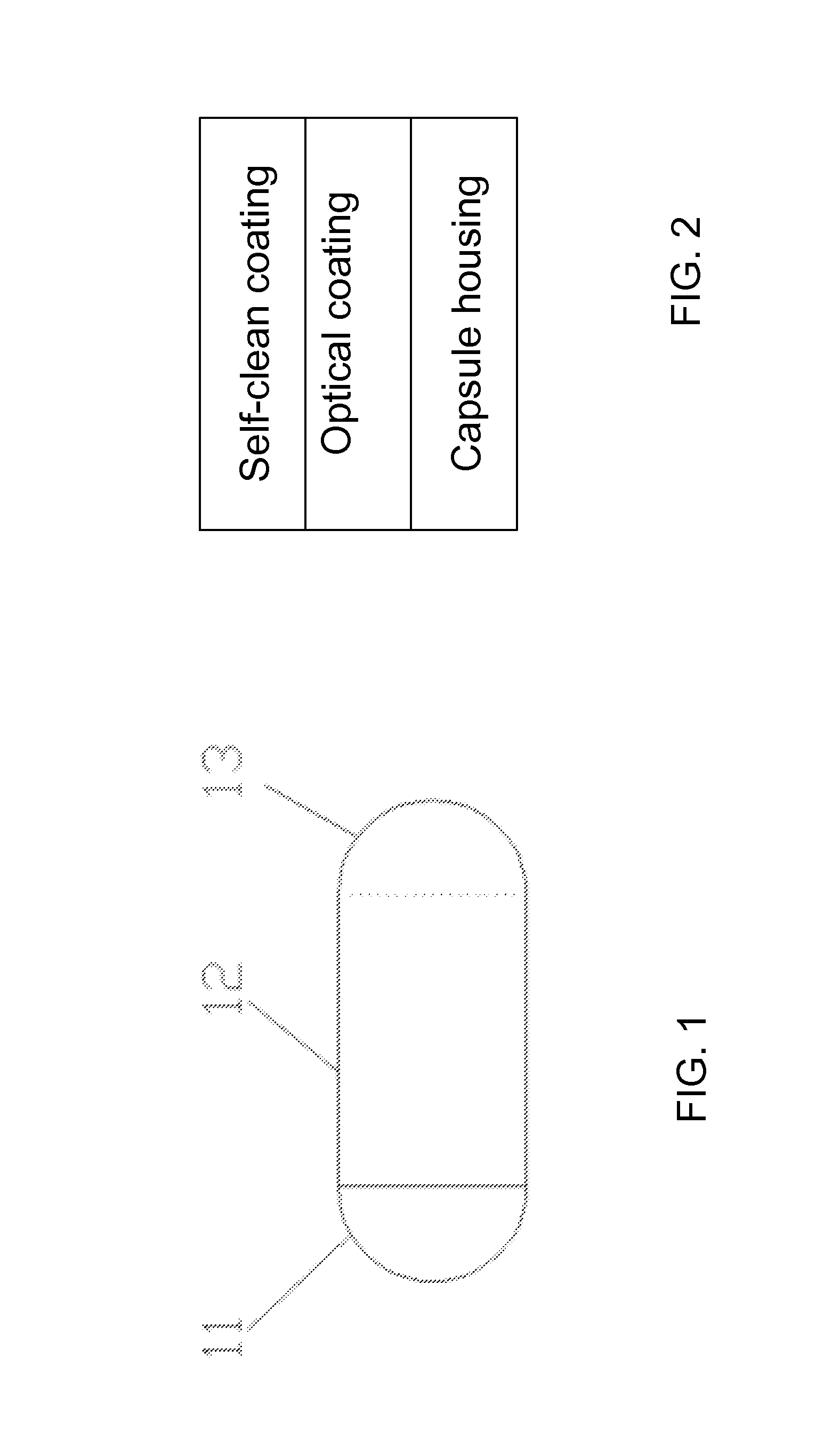 Capsule endoscope having a self-cleaning surface and method of using the same