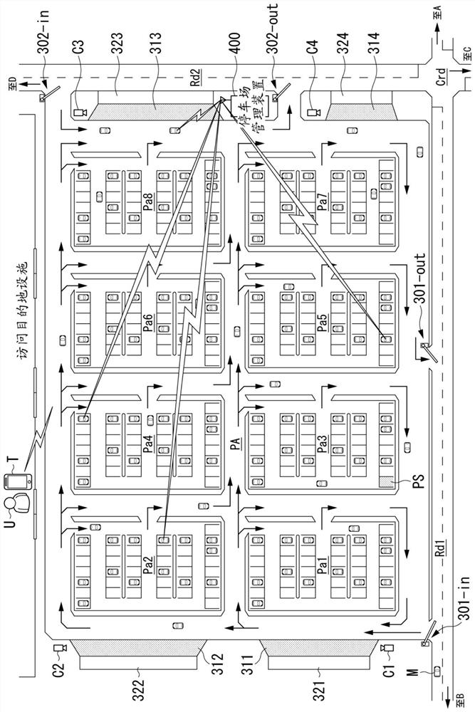 Parking lot management device, parking lot management method, and storage medium