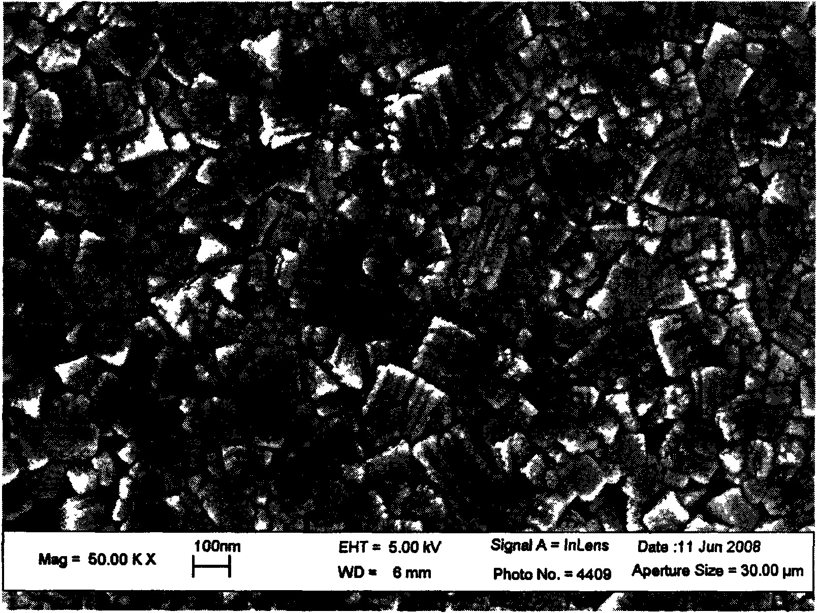 Preparation method of potassium-sodium niobate-potassium-bismuth titanate nano ceramics