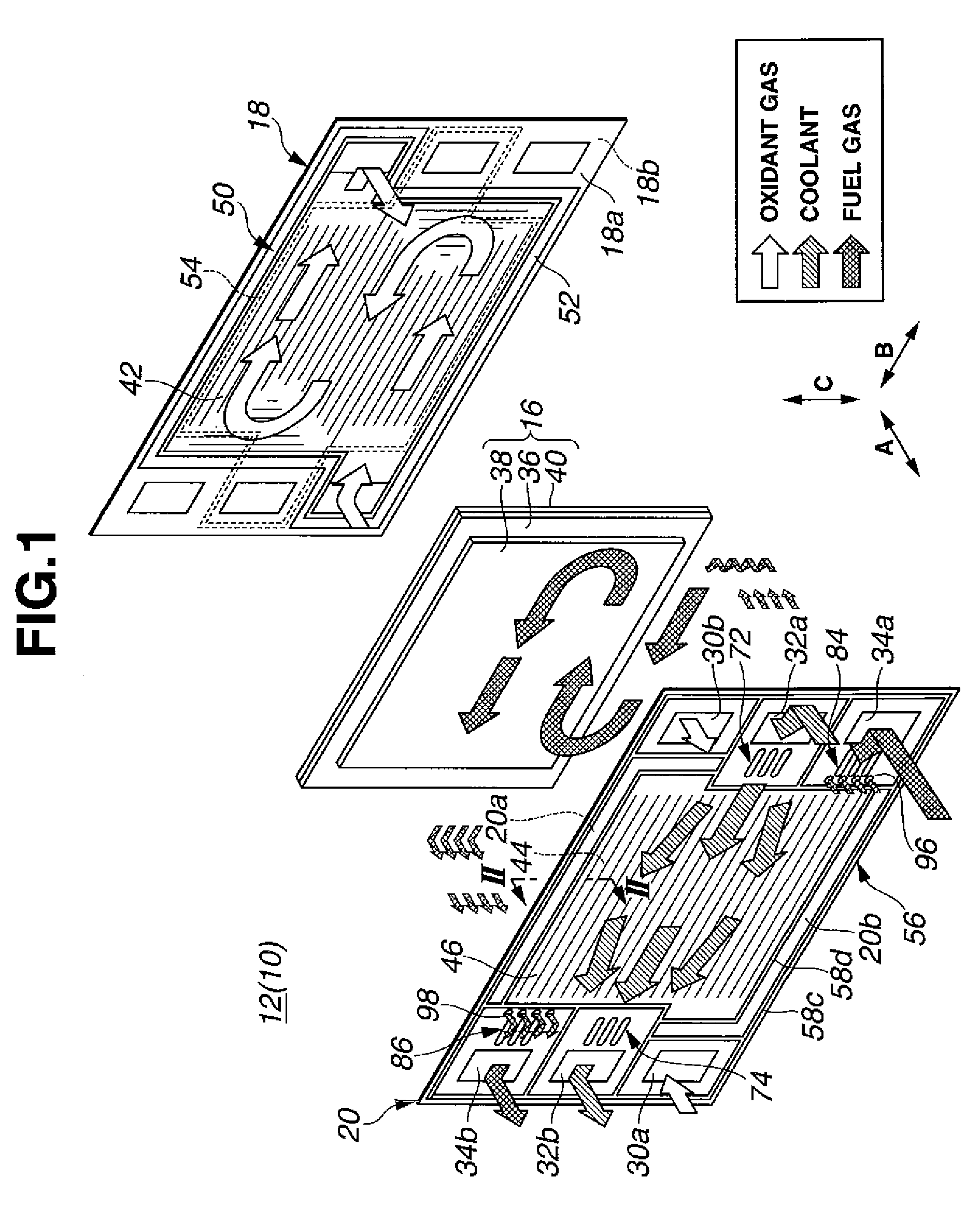 Separator and separator seal for polymer electrolyte fuel cells