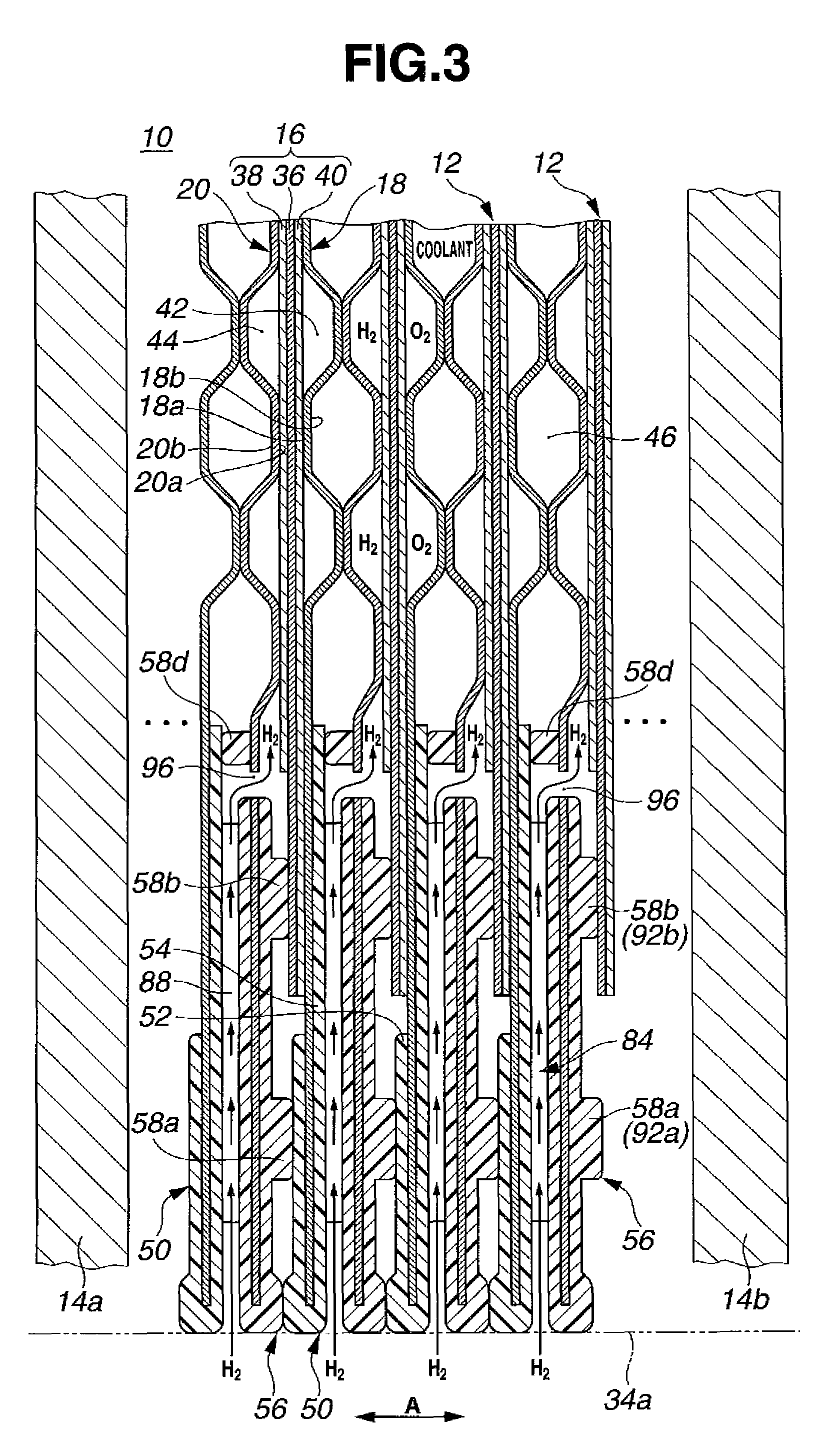 Separator and separator seal for polymer electrolyte fuel cells