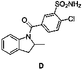 Impurity generated in production of indapamide as well as synthesis method and application