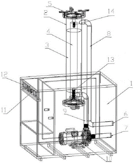 Electrolytic silver extracting machine