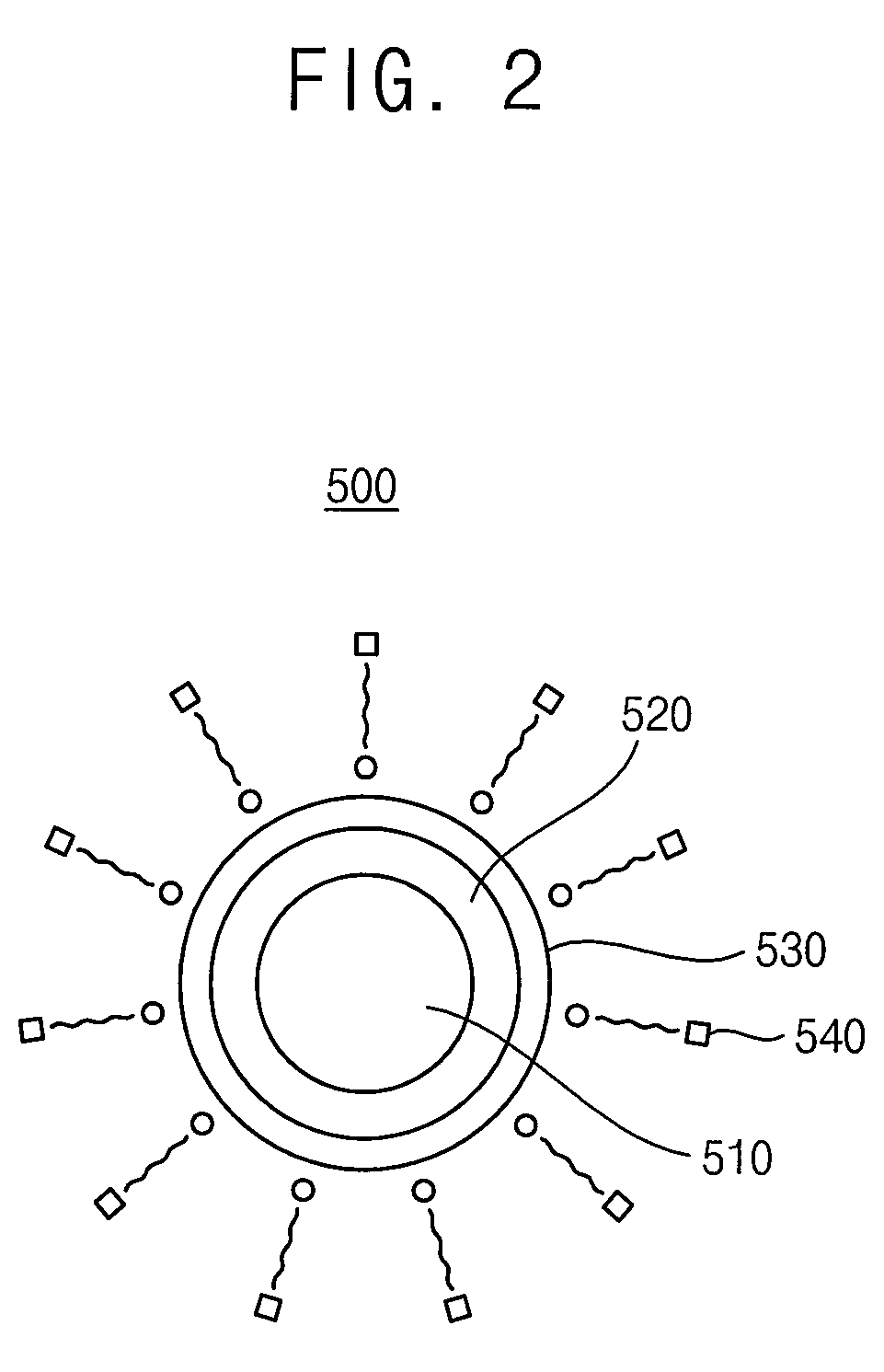 Light emitting diode, backlight assembly having the same and method thereof