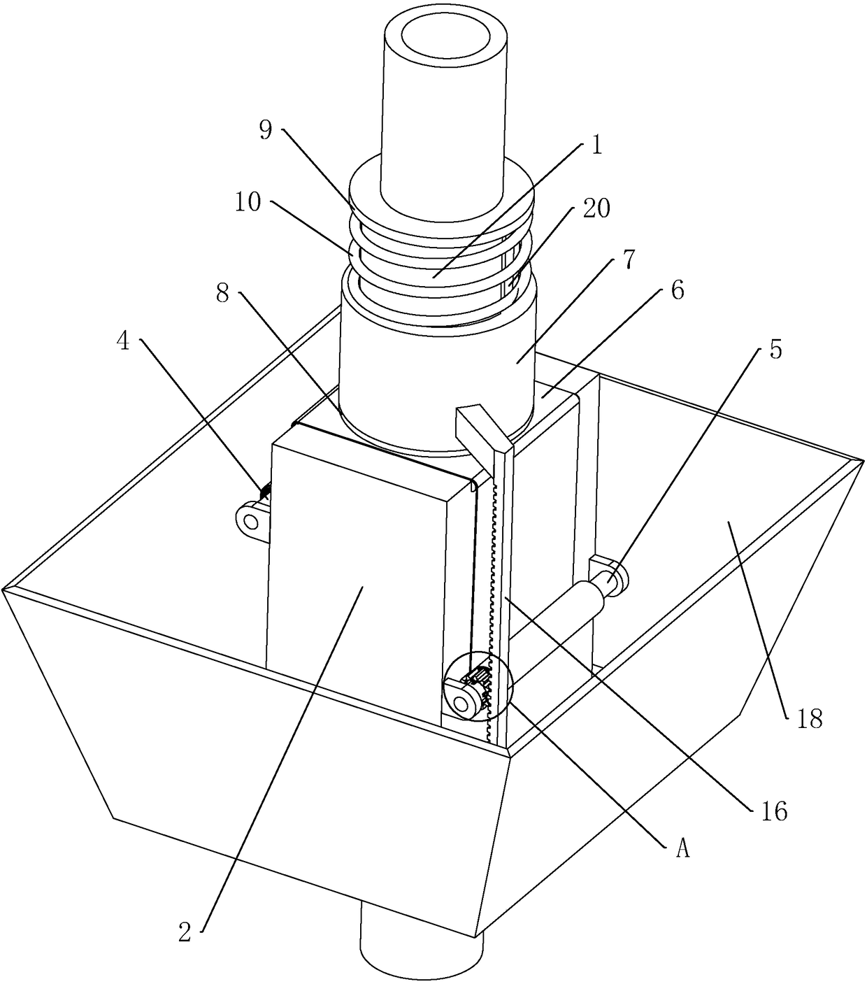 Sewer pipe filtering device