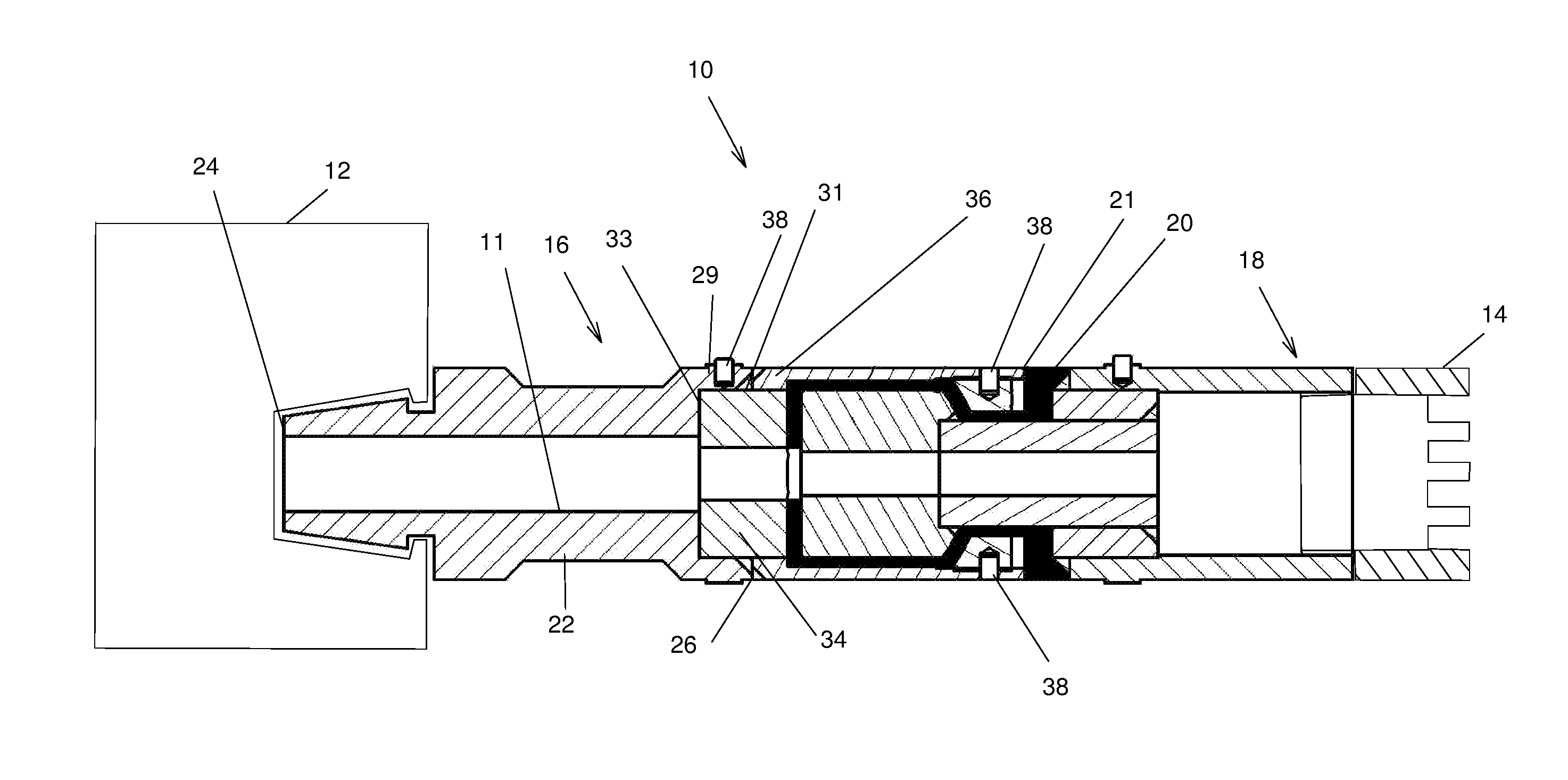 Sound absorber for a drilling apparatus