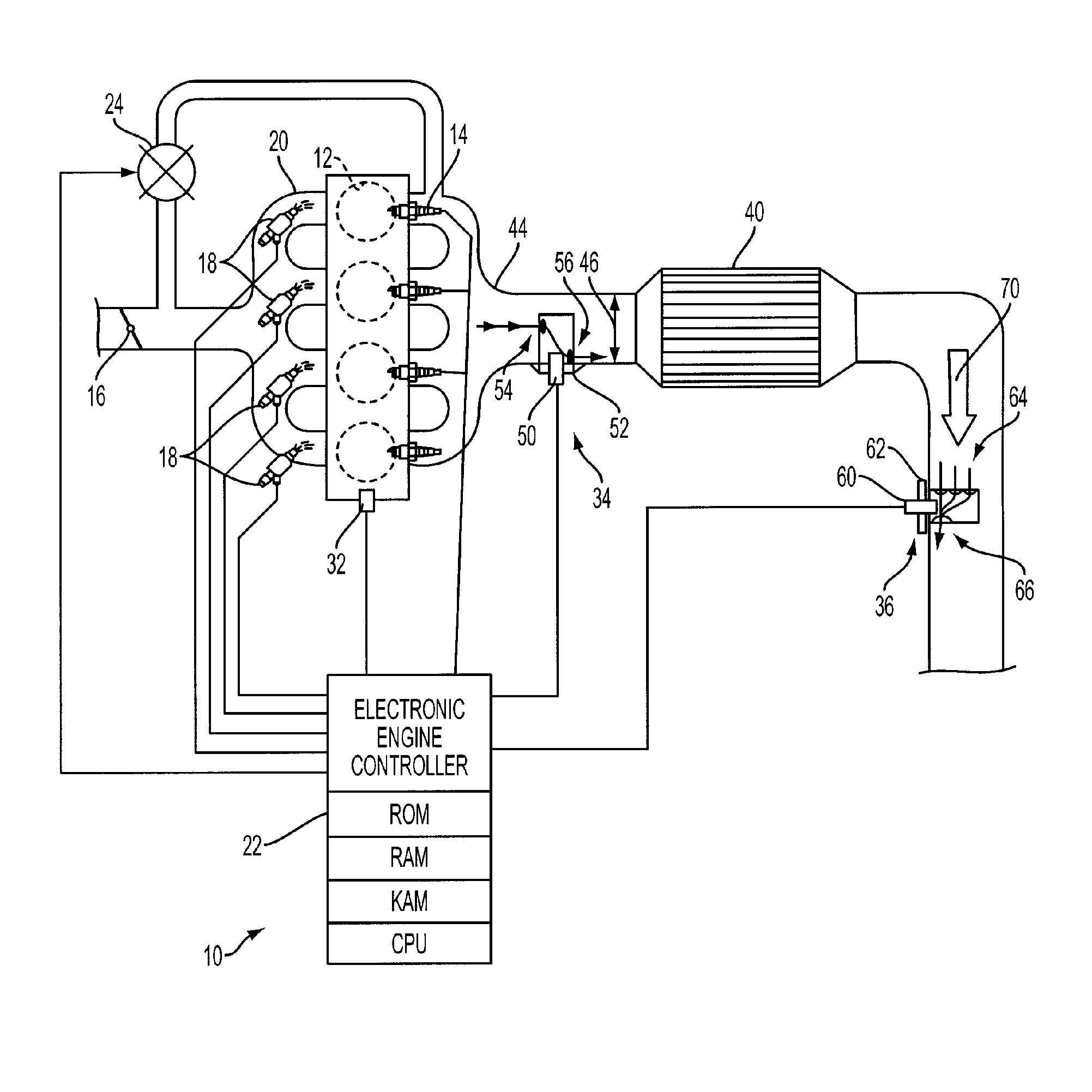 System and method for improving performance of a fluid sensor for an internal combustion engine
