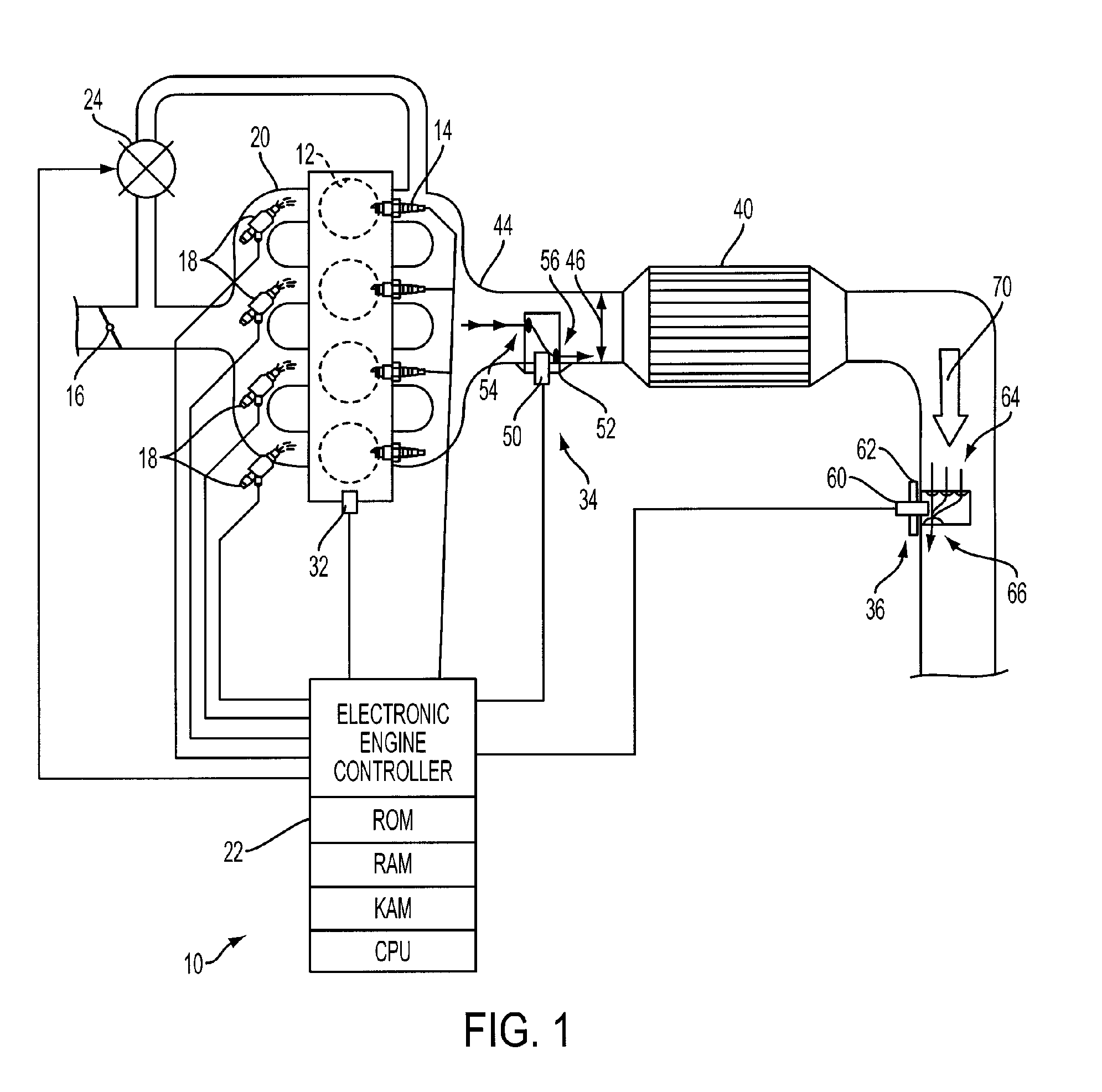 System and method for improving performance of a fluid sensor for an internal combustion engine