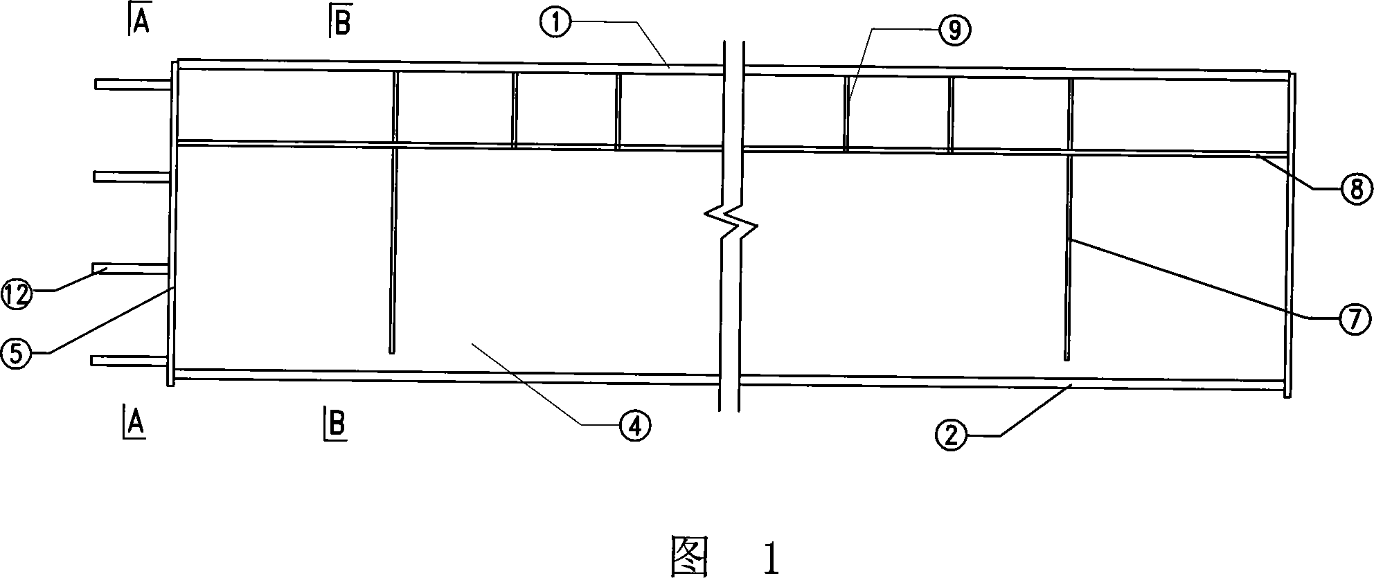 Method for assembling and welding cased crane-beam in circular rail of nuclear-power station