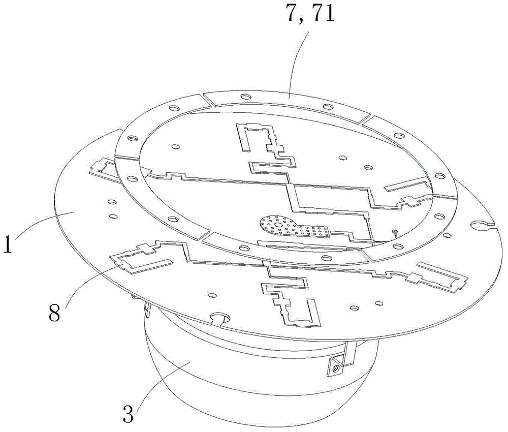 High isolation, broadband indoor dual-polarized omnidirectional ceiling antenna