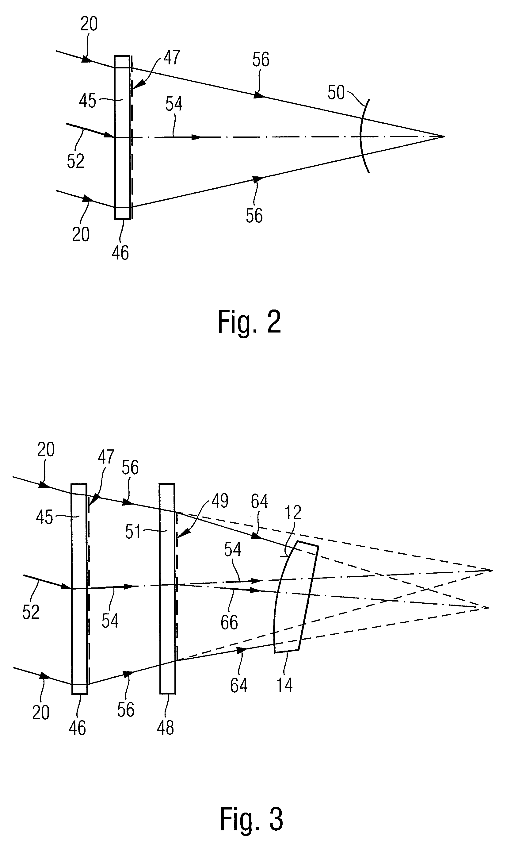 Method and apparatus for determining a deviation of an actual shape from a desired shape of an optical surface