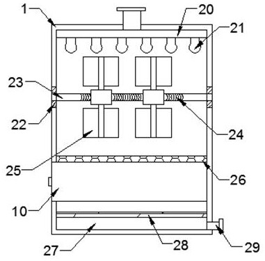 A mechanical workpiece cleaning equipment and its sorting mechanism