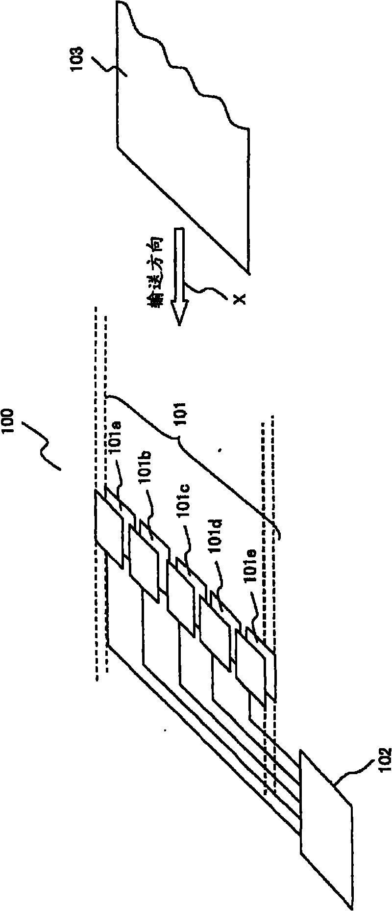 Paper sheet thickness detection device