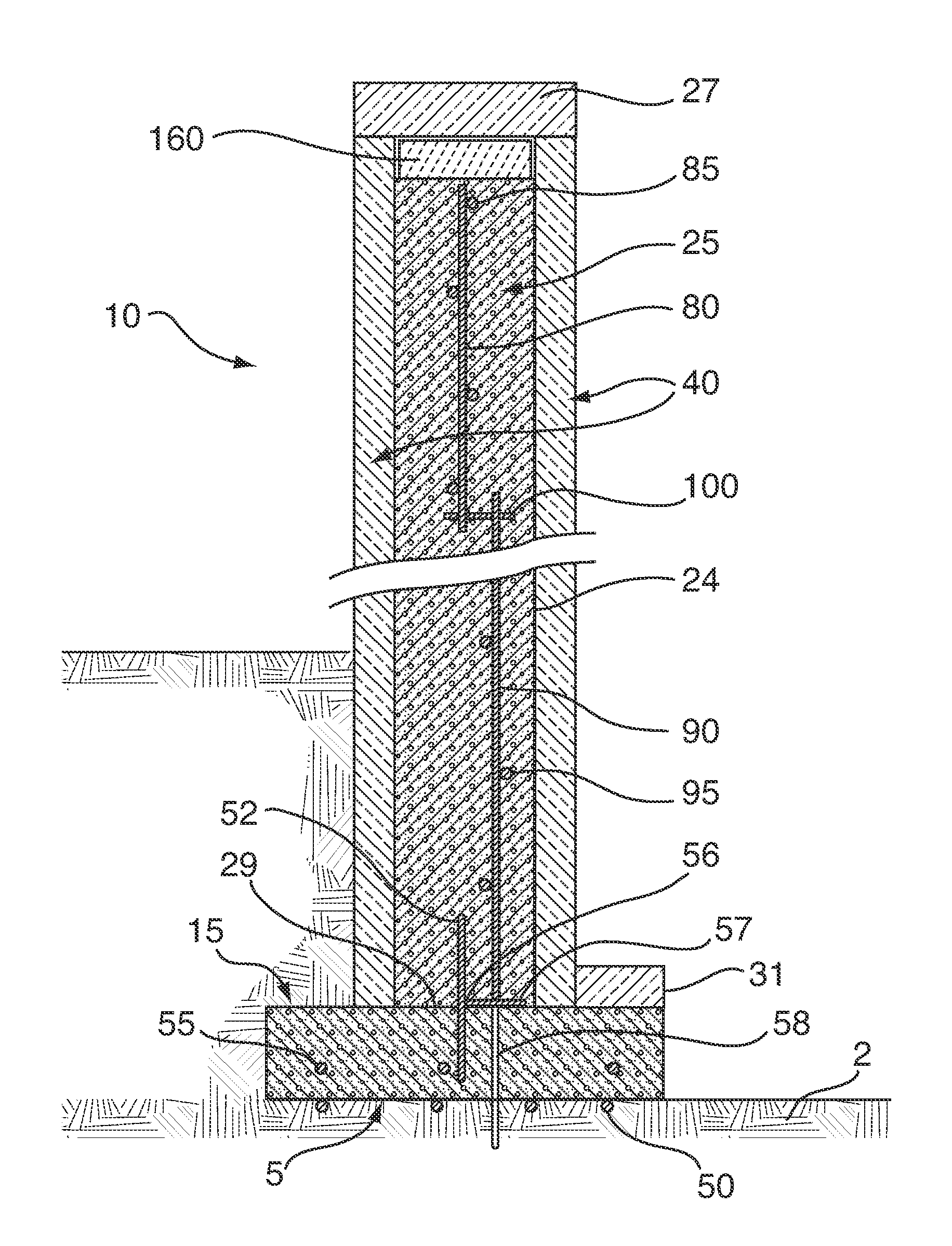 Thermal storage system for use in connection with a thermal conductive wall structure