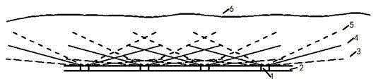 A curtain grouting method for a well-developed karst fracture on the roof of an ore body and a strong water-rich deposit