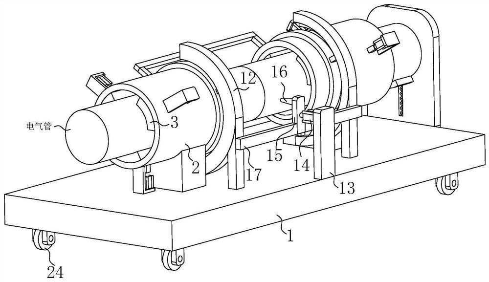 Welding device and process for electrical pipe manufacturing and processing