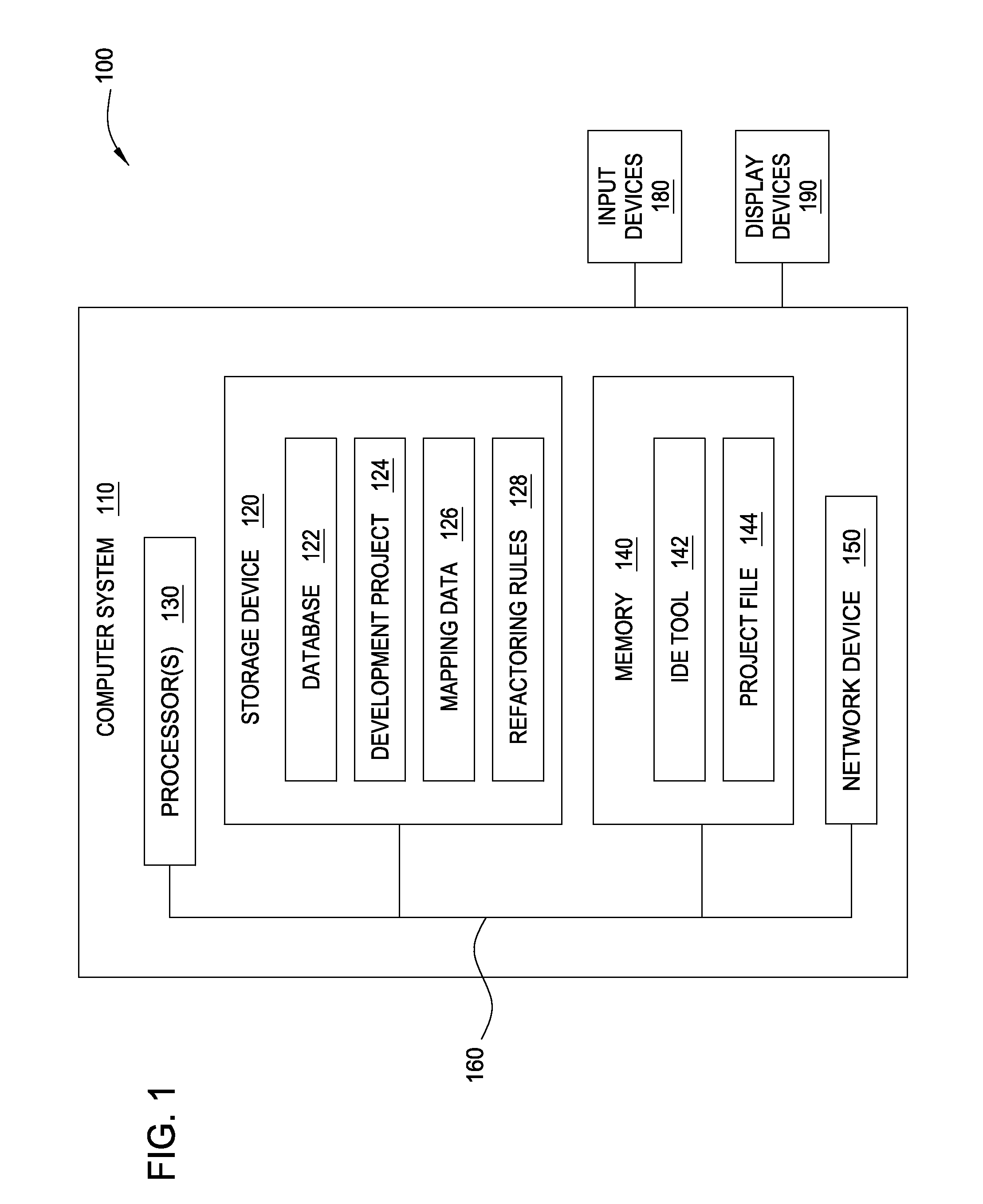 Displaying and refactoring programs that include database statements