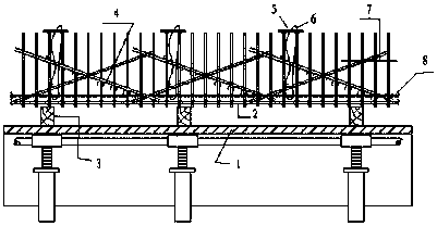 A method for binding steel bars of coupling beams between prefabricated laminated slabs
