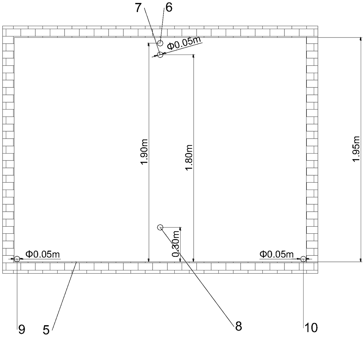 Full-scale cabin fire spreading and flashover simulation experimental device and experimental method thereof