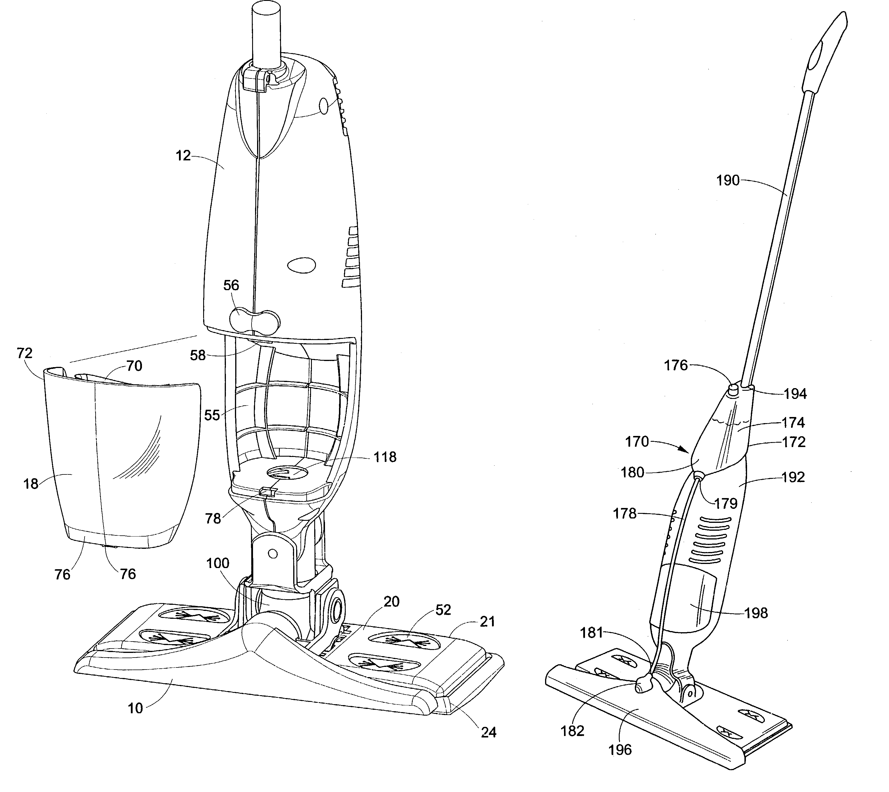Vacuum cleaner with cleaning pad
