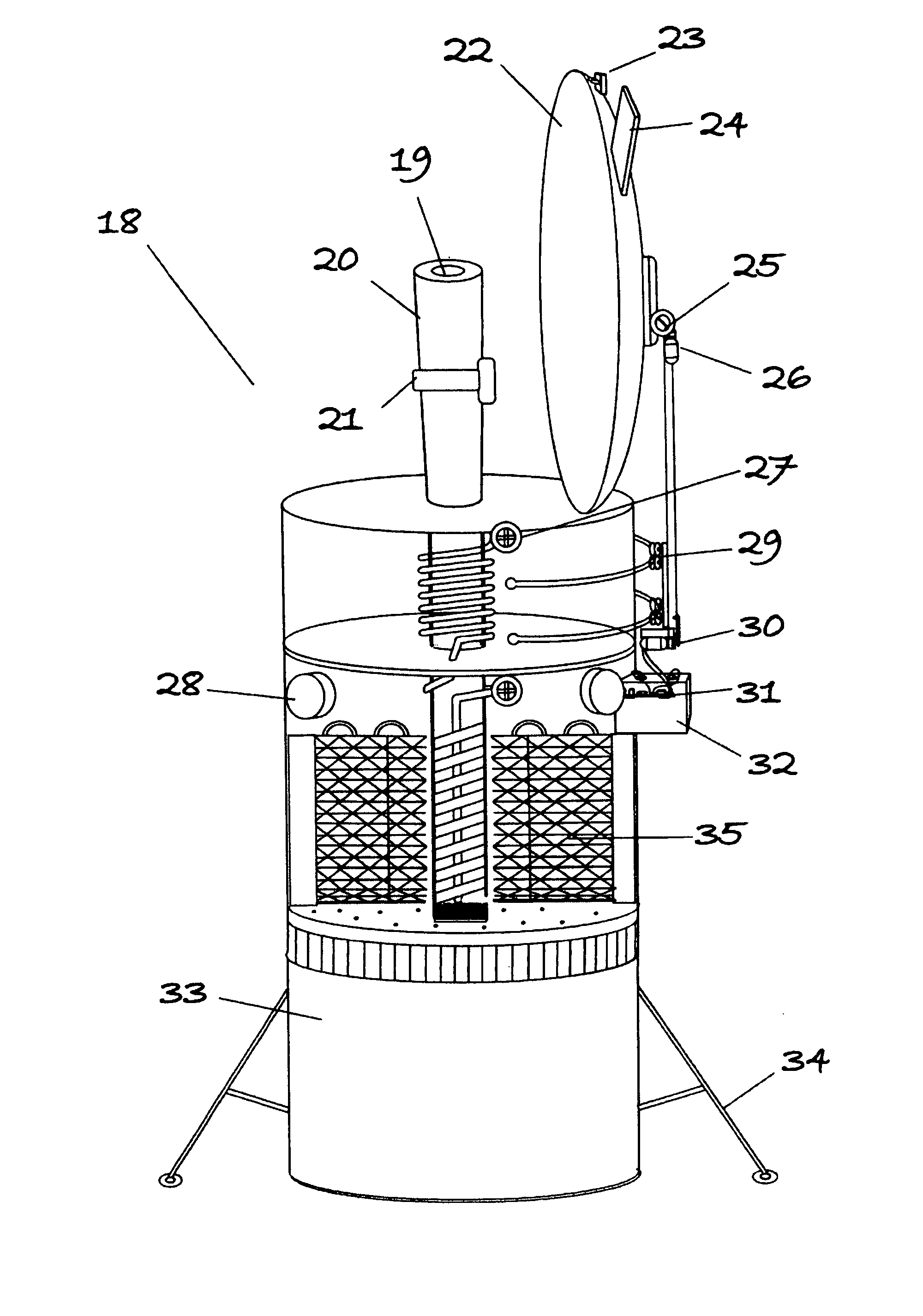 Atmospheric water collection device